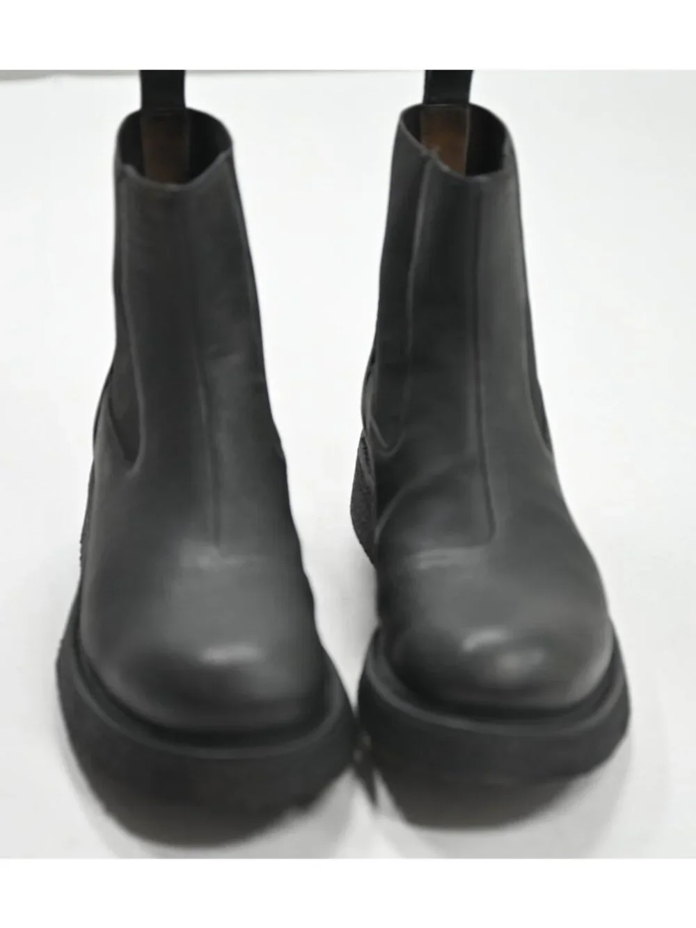 Rick Owens Creeper Chelsea Elastic Boots in Black